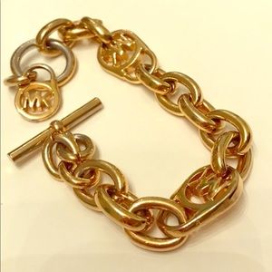 Gold MK bracelet